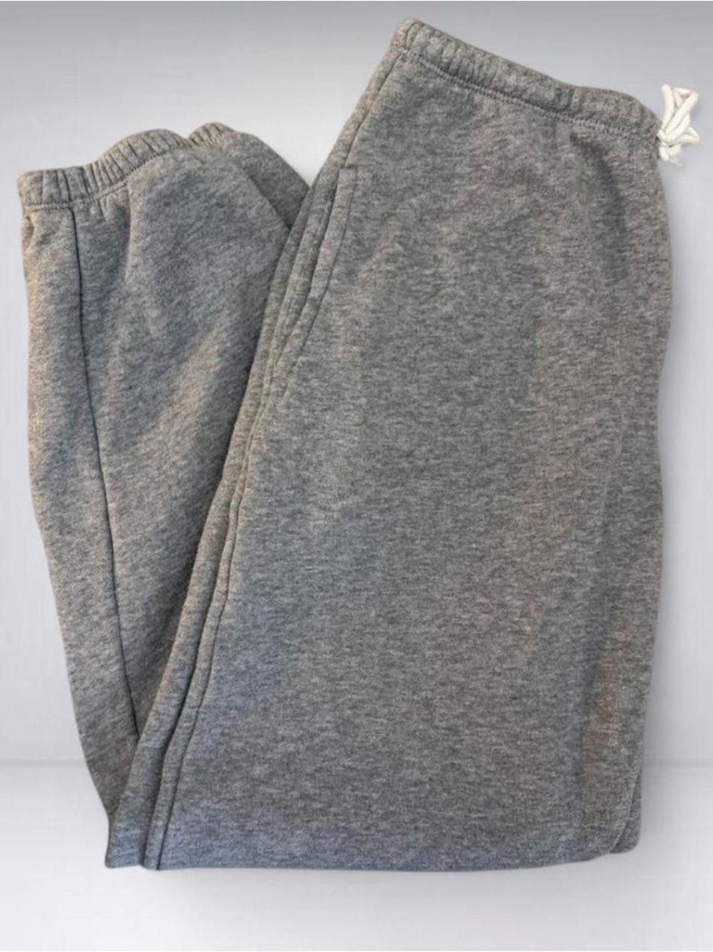 Brandy Melville Trendy Viral Heather Grey Fleece Joggers Women’s One Size